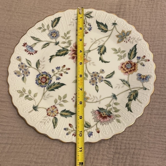 Andrea by Sadek Ceramic Cake Platter and Server. Made in Japan. New. - Picture 3 of 10